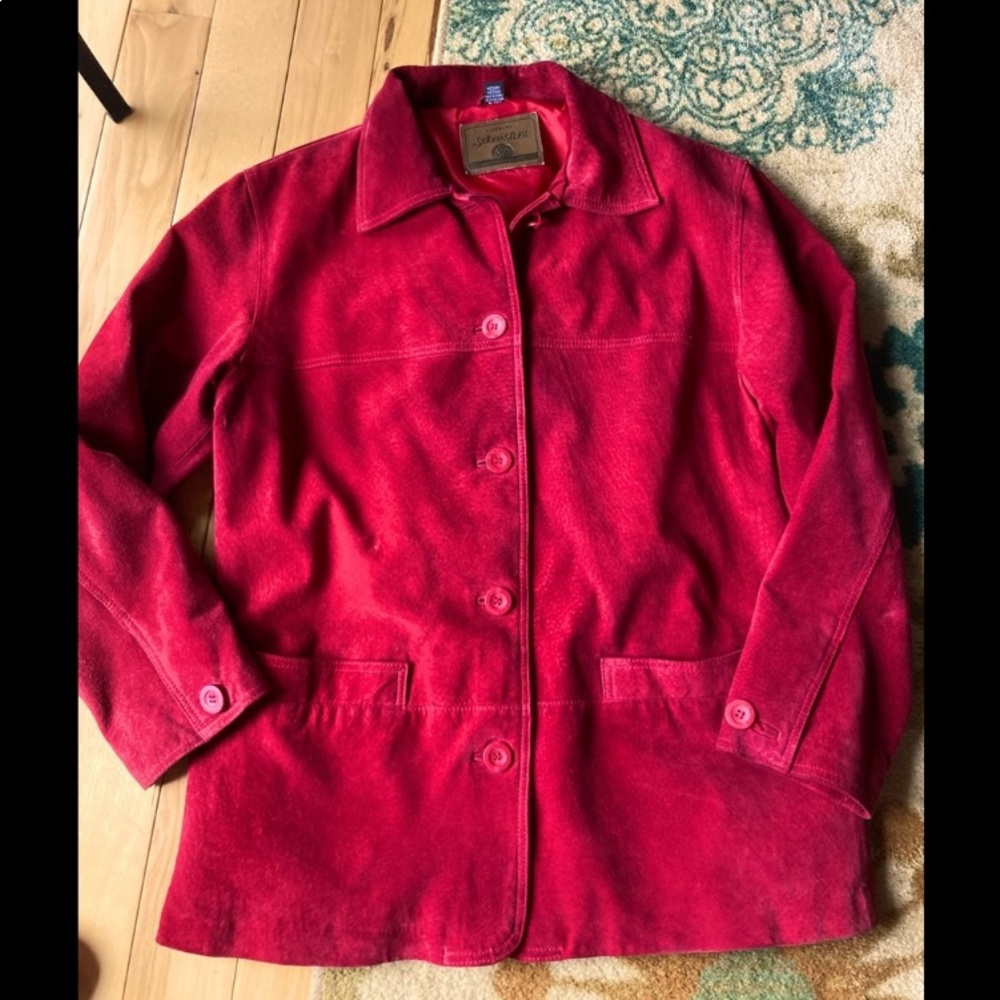 Like New St. John’s Bay  Suede Leather Jackets